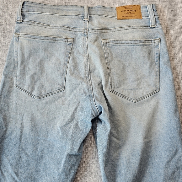 LUCKY BRAND Jeans Button Fly Ava Skinny Light Blue - Picture 3 of 14